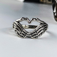 creative retro fashion personality ring punk style hell ghost finger ring